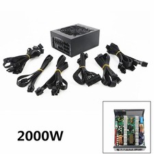 Placas de exibição de suporte de fonte de alimentação ATX totalmente modulares 2000W, usado comprar usado  Enviando para Brazil