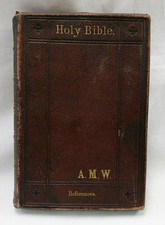 Vintage leather bound for sale  LONDON
