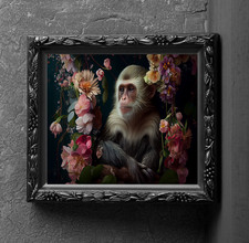 Floral monkey photograph for sale  Hernando