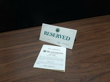 Unused table reservation for sale  Colebrook