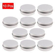 30 mini caixas de armazenamento de lata redondas pequenas recipiente de metal para joias 30 ml com tampas EUA comprar usado  Enviando para Brazil