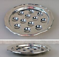 Assiette escargots inox d'occasion  Bischwiller
