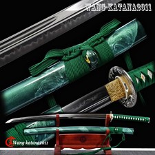 T10 Gliniany hartowany ostry katana gotowy do walki funkcjonalny japoński miecz samurajski na sprzedaż  Wysyłka do Poland