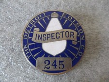 Antique inspector badge for sale  Madison