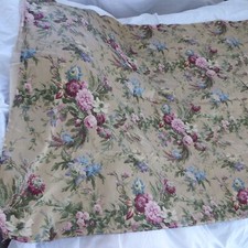 Floral country francês, tecido acetinado dourado, 99 polegadas por 94 polegadas, novo sem etiquetas, usado comprar usado  Enviando para Brazil