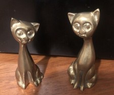 Vintage brass cat for sale  Norton