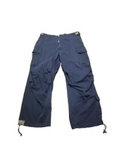 Calça cargo Abercrombie & Fitch T-2083 masculina GG azul vintage paraquedista (39×30) comprar usado  Enviando para Brazil