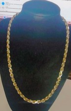 Colar de corda italiana de prata esterlina sólida 5 mm corte diamante 20" de comprimento ((Z25)) comprar usado Colar de corda italiana de prata esterlina sólida 5 mm corte diamante 20" de comprimento ((Z25)) comprar usado  Enviando para Brazil