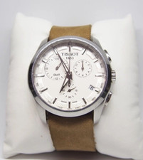 Raro TISSOT Couturier GMT cronógrafo relógio masculino movimento suíço mostrador branco, usado comprar usado  Enviando para Brazil