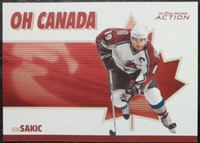 2003 - 2004 ITG Action Joe Sakic Oh Canadá #OC-6 cartão de hóquei, usado comprar usado  Enviando para Brazil