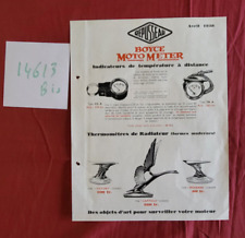 N°14613 bis  / REPUSSEAU ;  Boyce Moto Meter / mascotte themometre de radiateur, usado comprar usado  Enviando para Brazil