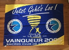 Drapeau vintage football d'occasion  Strasbourg-