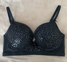 Black sequin longline for sale  WATFORD
