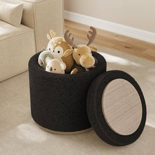 Round ottoman storage for sale  Rancho Cucamonga