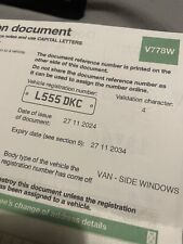 Personal registration l555 for sale  WREXHAM