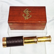 Brass telescope leather for sale  WORTHING
