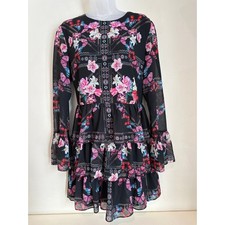 Vestido Bebe tamanho grande floral boho fluido excelente estado comprar usado  Enviando para Brazil