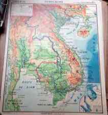 Carte scolaire indochine d'occasion  Herbault