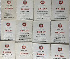 Leyton orient programmes for sale  DERBY