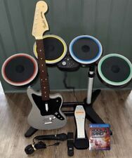 PS5 PS4 Completo TESTADO Rock Band 4 Pacote de Banda Rivals Guitarra Bateria Microfone Cinza comprar usado  Enviando para Brazil