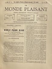 Journal plaisant 1882 d'occasion  Descartes