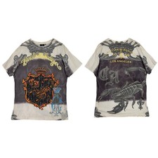 Camiseta Christian Audigier masculina 2XL Y2K arte tatuagem gráfica estilo vintage Ed Hardy comprar usado  Enviando para Brazil