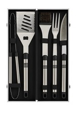 Grillbesteck edelstahl teilig gebraucht kaufen  Berlin