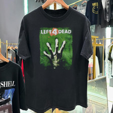 Camiseta unissex manga curta preta banda LEFT 4 DEAD 2008 reimpressão KH14799 comprar usado  Enviando para Brazil
