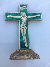Crucifix bronze emaux d'occasion  Troyes
