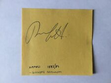 Autografo giuseppe bruscolotti usato  Guidonia Montecelio