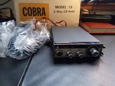Vintage Cobra Modelo 19 C.B. Rádio 23 canais caixa original funcionando bem conservada limpa comprar usado  Enviando para Brazil