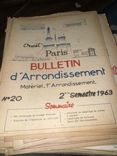 Bulletins arrondissement paris d'occasion  Paris XVIII
