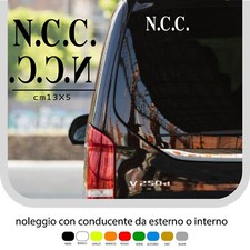 Adesivo ncc noleggio usato  Napoli