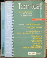 Teoritest. test universitario. usato  Ariccia