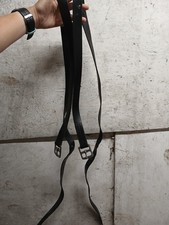 Black stirrup leathers for sale  PRESTON