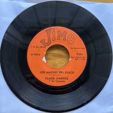 Usado, Flaco Jimenez “Los Amores Del Flaco” Conjunto Tex Mex Record “RARE” (JIMO Label) comprar usado  Enviando para Brazil
