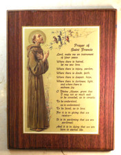 Vintage francis assisi for sale  Export