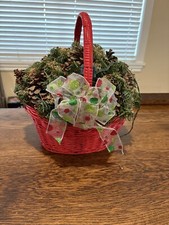 Vintage christmas basket for sale  Garden Grove