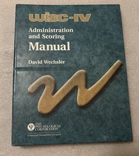 Wisc administration scoring for sale  Alhambra