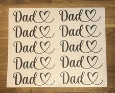 Dad vinyl decal for sale  BURY ST. EDMUNDS