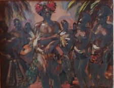 HSC Africanista Signo André Hallet Congo Belga Danza Mangbetu Tambores 1930/35 comprar usado HSC Africanista Signo André Hallet Congo Belga Danza Mangbetu Tambores 1930/35 comprar usado  Enviando para Brazil