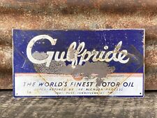 Gulf gasoline sign for sale  Ruffs Dale