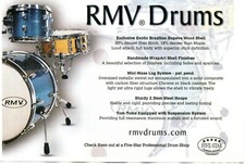 2002 pequeno anúncio impresso de tambores de madeira Bapeva brasileira RMV loja cinco estrelas comprar usado  Enviando para Brazil