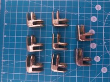 Cubo de vidro de canto 2 vias conector clipe 3/16" - 8 peças prateleira de vidro temperado dourado comprar usado  Enviando para Brazil
