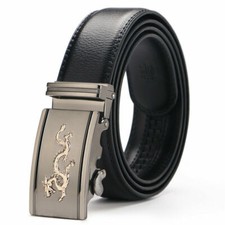 Cinto de couro de rachê masculino moda designer cintura fivela automática luxo , usado comprar usado  Enviando para Brazil