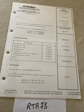 Citroën note information d'occasion  Decize