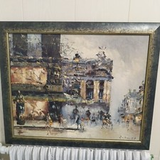 Tableau huile toile d'occasion  Mont-de-Marsan