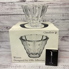 Orrefors waves lead for sale  Los Angeles