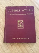 A Bible Atlas  A Manual Of Biblical Geography And History Jesse Lyman Hurlbut comprar usado  Enviando para Brazil