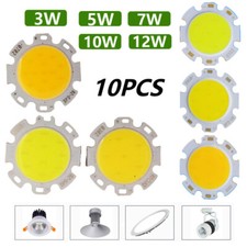Usado, 10 x LED Chip COB 3W 5W 10W 12W Power Rund Länglich kaltweiß  Neutralweiss Lampe comprar usado  Enviando para Brazil